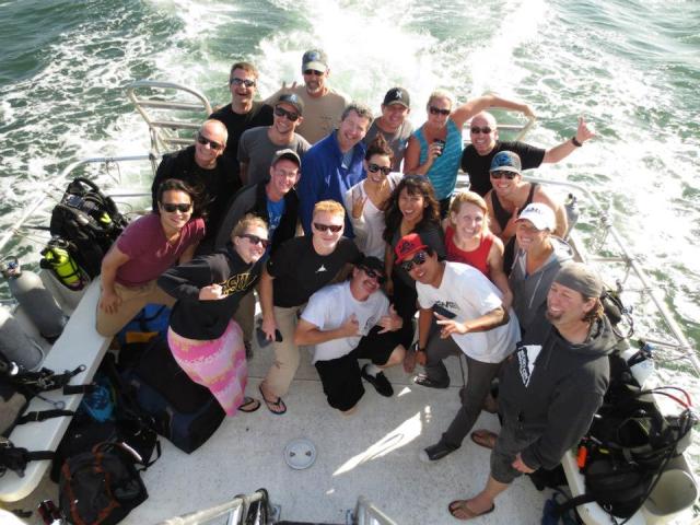 the whole gang on the way home....