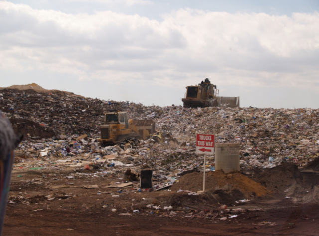 a landfill. This is no disappearing act. 